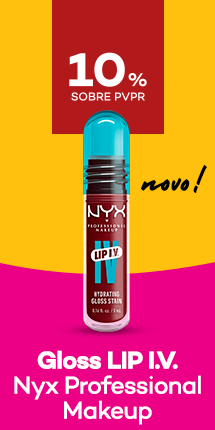 Batom Lip IV da marca NYX com desconto 10% sobre preço de Venda ao Público Recomendado